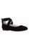 颜色: Black, Nina | Little Girls Marissa Crisscross Ankle Strap Ballet Flat