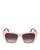 商品Alexander McQueen | Women's Cat Eye Sunglasses, 54mm颜色Pink/Gray Gradient