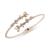 颜色: Gold, Givenchy | Crystal Floral Bypass Cuff Bracelet