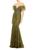 商品第2个颜色OLIVE, Mac Duggal | Off-The-Shoulder Feather Embellished Mermaid Gown