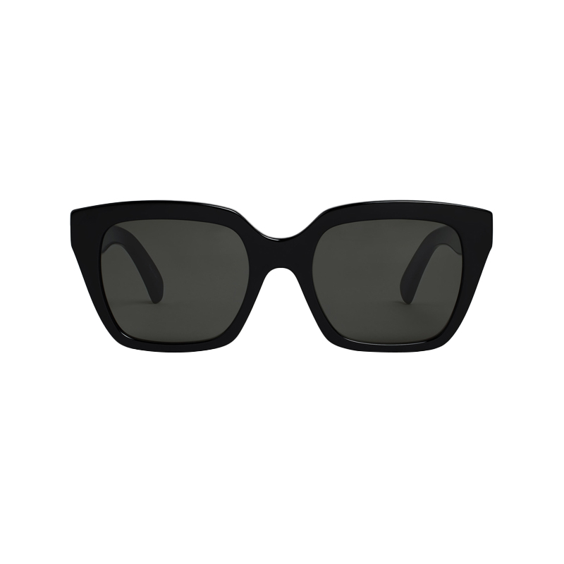 颜色: 黑色, Celine | 【现货】赛琳 MONOCHROMS 03醋酸酯太阳眼镜墨镜男女同款送斜挎眼镜包 （两色可选）