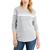 商品Karen Scott | Women's Cotton Colorblocked Sweater, Created for Macy's颜色Smoke Grey Heather