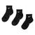 NIKE | Nike Kids Ankle 3 Pack - Unisex Socks, 颜色Black-Black