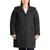 商品Ralph Lauren | Women's Plus Size Buttoned Walker Coat, Created for Macy's颜色Black