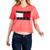 商品Tommy Jeans | Tommy Jeans Womens Knit Crewneck Graphic T-Shirt颜色Rouge