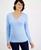 颜色: Clear Blue Sky, JM Collection | Petite Rivet-Detail V-Neck Sweater, Created for Macy's