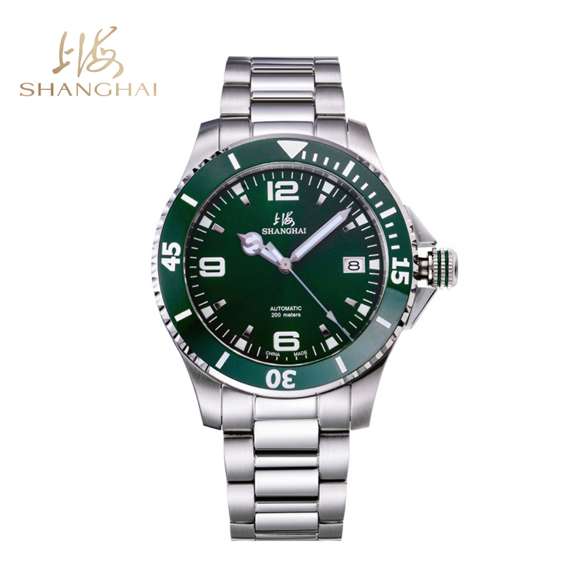 商品SHANGHAI WATCH | 国民系列 潜水表 男士腕表颜色绿色