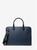 商品第1个颜色NAVY, Michael Kors | Hudson Slim Textured Leather Briefcase