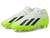 Adidas | Soccer X Crazyfast.3 Firm Ground (Little Kid/Big Kid), 颜色Footwear White/Core Black/Lucid Lemon