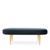 商品第1个颜色Navy, Safavieh | Corinne Velvet Oval Bench