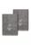 商品第1个颜色Dark Gray, Linum Home Textiles | MONICA 2PC Embellished Washcloth Set