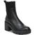 商品Bar III | Bar III Womens Leather Ankle Ankle Boots颜色Black Smooth