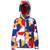 The North Face | Glacier Full-Zip Hoodie - Toddlers', 颜色Cave Blue Collage Shapes Print