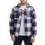 Levi's | Men's Faux Sherpa Lined Flannel Shirt Jacket, 颜色Navy Red Plaid