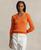 颜色: Sun Orange, Ralph Lauren | Women's Cable-Knit Cotton V-Neck Sweater