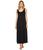 Hanro | Cotton Deluxe Long Tank Nightgown, 颜色Black