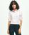 商品Brooks Brothers | Fitted Stretch Supima® Cotton Non-Iron Mini Stripe Dress Shirt颜色Pink