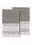 商品第1个颜色Dark Gray, Linum Home Textiles | AIDEN 2PC White Lace Embellished Hand Towel Set