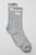颜色: Athletic Heather Grey/White, Alo | Unisex Throwback Sock - Black/White