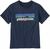 颜色: New Navy, Patagonia | Patagonia Kids' P-6 Logo T-Shirt