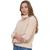 商品Calvin Klein | Women's Cable Knit Sleeve Sweater颜色Blush