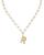 颜色: R, Ettika Jewelry | Paperclip Link Chain Initial Pendant Necklace in 18K Gold Plated, 18"