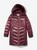 商品Michael Kors | Faux Fur Quilted Puffer Coat颜色DARK RUBY