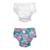 颜色: Aqua Tropical Fruit Floral, green sprouts | Baby Boys or Baby Girls Snap Swim Diaper, Pack of 2