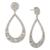 商品Givenchy | Crystal Scatter Open Drop Earrings颜色Silver
