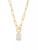 颜色: APRIL, brook & york | Mackenzie 14K-Yellow-Gold Vermeil & Birthstone Pendant Necklace