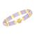 颜色: 7.25 in, Ross-Simons | Ross-Simons Lavender Jade "Good Fortune" Bracelet in 14kt Yellow Gold