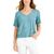 商品Style & Co | Style &  Co Drapey V-Neck T-Shirt, Created for Macy's颜色Sagebrush Green