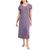 商品Charter Club | Women's Short-Sleeve Floral Nightgown, Created for Macy's颜色Dusty Lilac Purple Floral