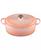 颜色: Peche, Le Creuset | 6.75-Qt. Signature Enameled Cast Iron Oval Dutch Oven