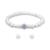 颜色: White, Macy's | 2-Pc. Set Multicolor Cultured Freshwater Pearl (7mm) & Crystal Bracelet & Complementing White Cultured Freshwater Pearl (7mm) Stud Earrings in Sterling Silver (Also in All-White Cultured Freshwater Pearl), Created for Macy's