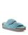 商品第2个颜色Faded Aqua, Birkenstock | Women's Papillio Arizona Shearling Slide Sandals