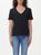 Allude | T-shirt woman Allude, 颜色BLACK