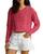color Washed Hot Pink, Ralph Lauren | Side Tie Cropped Sweater