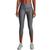 color Grey/White, Under Armour | Under Armour Heat Gear Armour Hi Capri - Women's