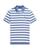 商品第2个颜色Capri Blue/White, Ralph Lauren | Boys' Striped Cotton Mesh Polo Shirt - Little Kid, Big Kid