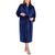 Charter Club | Plus Size Plush Knit Shine Robe, Created for Macy's, 颜色Medieval Blue