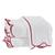 颜色: Rally Red, Matouk | Cairo Scallop Guest Towel