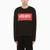 商品Kenzo | Black and red crew neck sweater with logo颜色Black