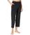 Skin | Organic Pima Cotton Carlyn Crop Pants, 颜色Black