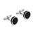 商品第1个颜色Black, Rhona Sutton | Sutton Sterling Silver Stone Cufflinks