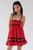 商品Urban Outfitters | UO Eliana Strappy-Back Floral Babydoll Dress颜色Red Multi