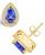 颜色: Gold, Macy's | Tanzanite (1-3/4 Ct. t.w.) and Diamond (1/3 Ct. t.w.) Halo Stud Earrings