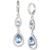 color Blue, Givenchy | Pavé Crystal Orb Double Drop Earrings