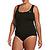 color Black, NIKE | Nike Women's Plus Size U-Back One Piece Swimsuit