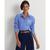 商品Ralph Lauren | Women's Striped Cotton Broadcloth Shirt颜色Blue/white